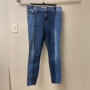 PacSun Two-Tone High-Rise Ankle Jegging Skinny Jeans